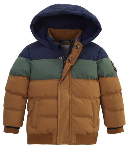 First Instinct Winter Jacket Fiow 9 Colour Block (PFC-free, water and windproof) brown Toddlers